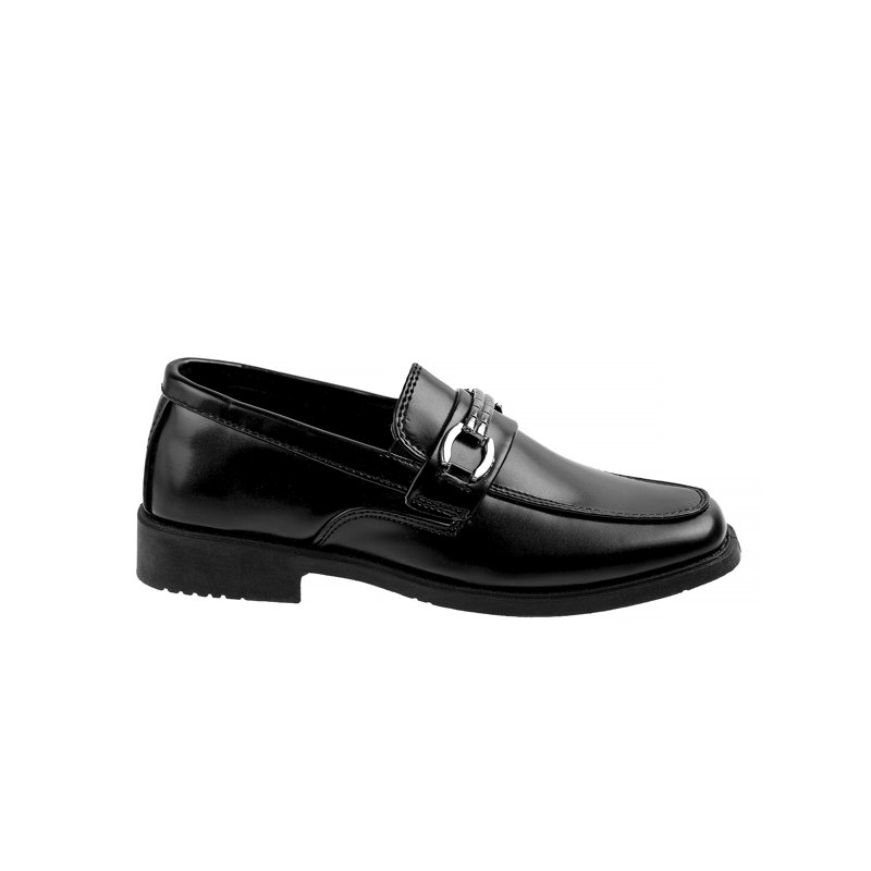 Josmo Boys Slip-On Dress Shoes With Metal Accent - Tan 13