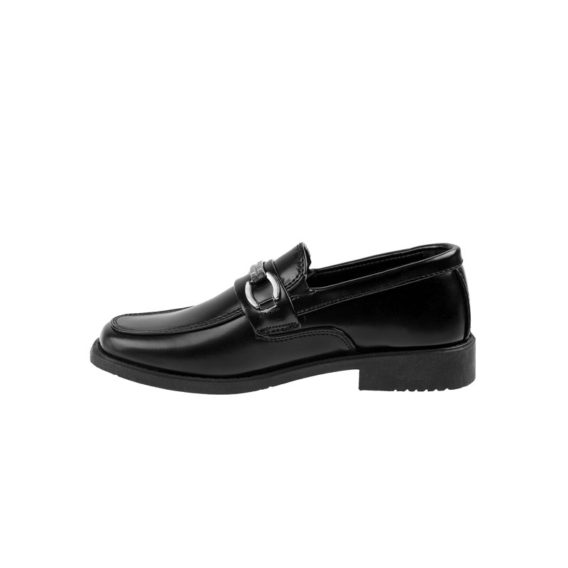 Josmo Boys Slip-On Dress Shoes With Metal Accent - Tan 13