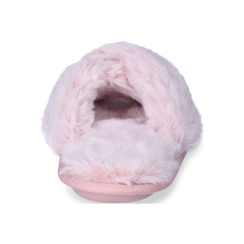 Joyspun Women's Faux Fur X-Band Slippers