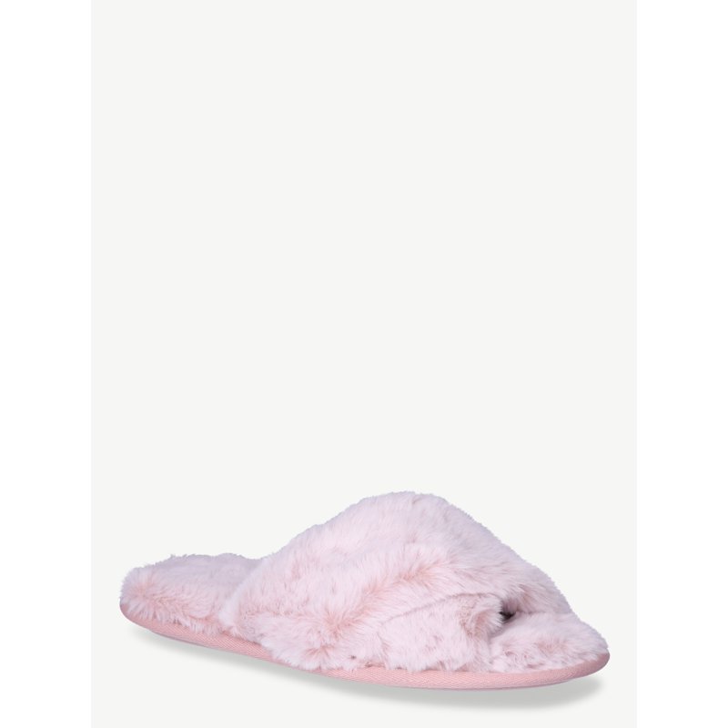 Joyspun Women's Faux Fur X-Band Slippers Joyspun Women's Faux Fur X-Band Slippers