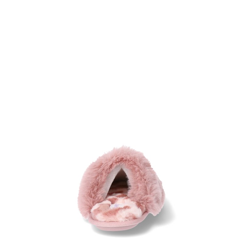 Joyspun Women's Plush Scuff Slippers