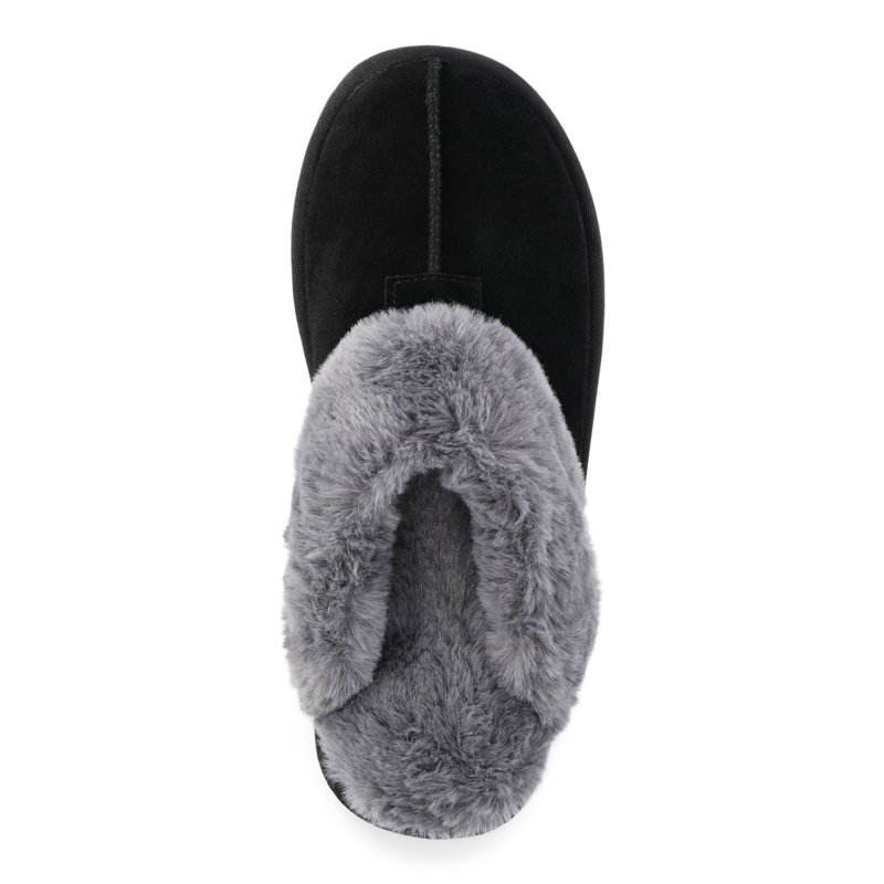 Joyspun Women's Suede Clog Slippers Sizes 6-11