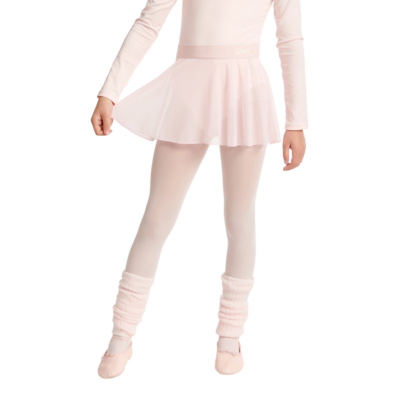 Justice Girls Ballet Shoes For Dance Class Leather Sole With Adjustable Strap Sizes 1-13