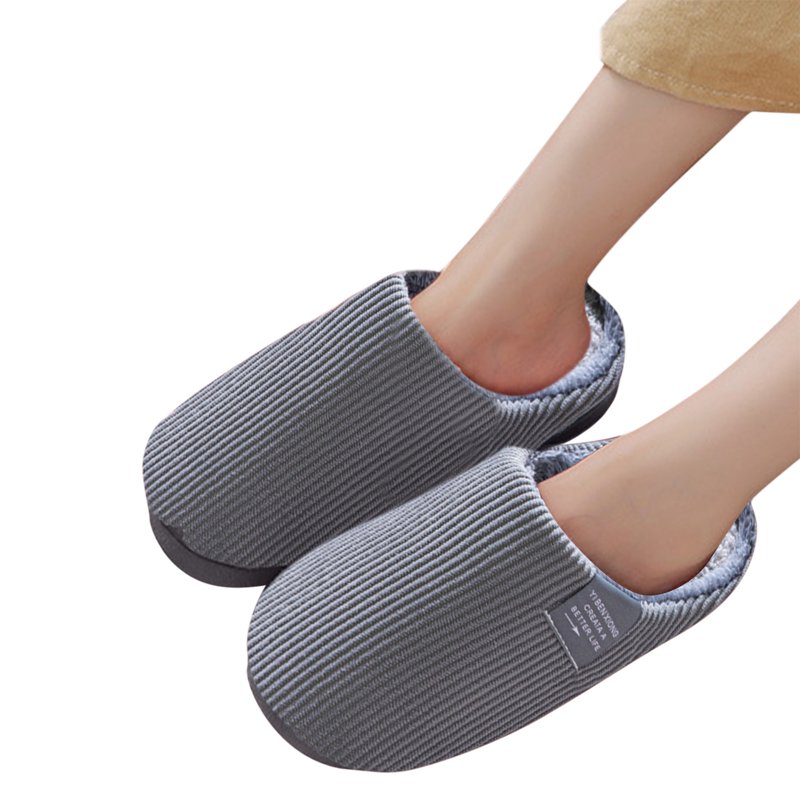 KDFJPTH Mens Heated Slippers Microwave Mens For Men House Warm Soft Plush Flop Slippers Flip On Shoes Slippers Men's Slipper