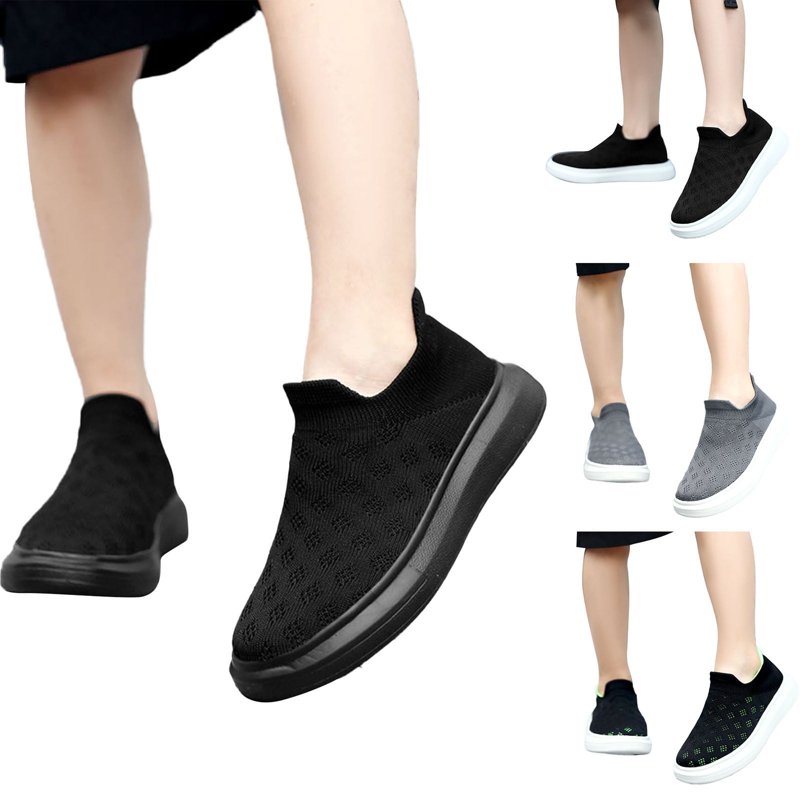 Ketyyh-chn99 Toddler Boys Girls Sneakers Slip-On Shoes Casual Lightweight Running Shoes For Little Kid (Toddler/Little Kid/Big Kid) Black 12.5
