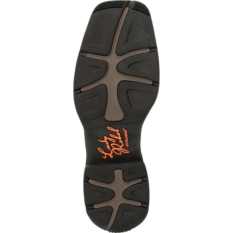 Lady Durango Women's Raven Black & White Western Boot