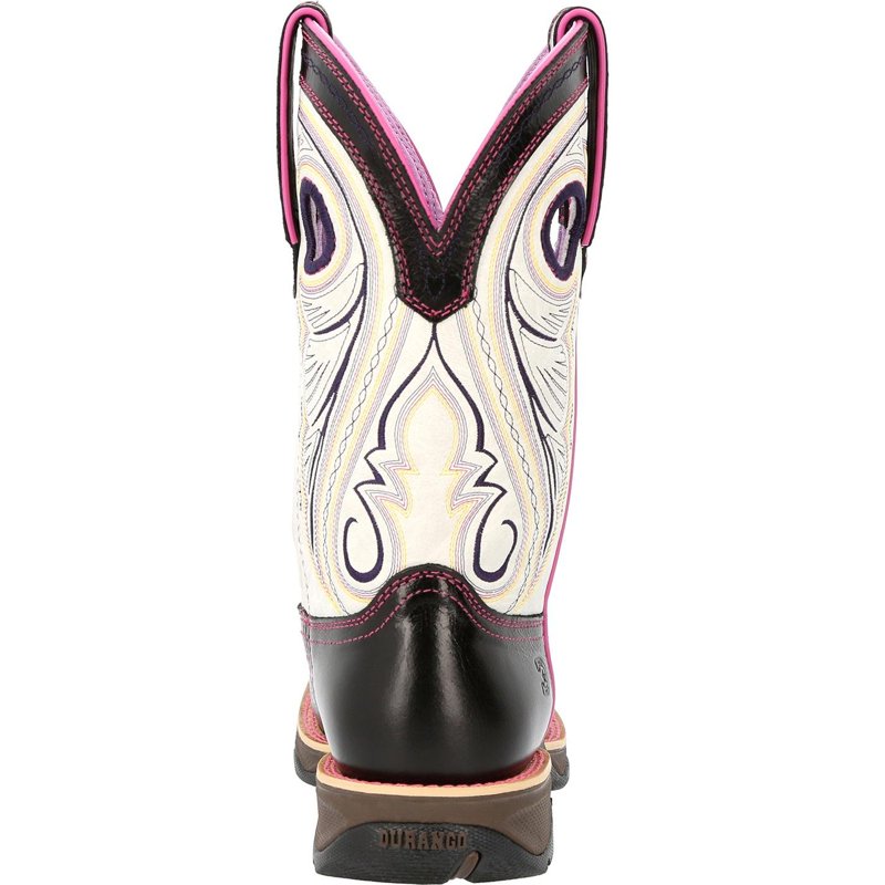 Lady Durango Women's Raven Black & White Western Boot