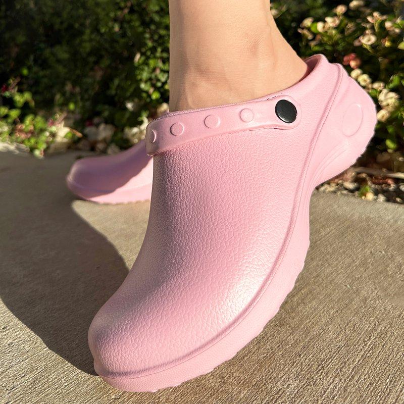 Lavra Women’s Clogs Garden Nursing Shoes Lightweight EVA Ankle Strap Sandals