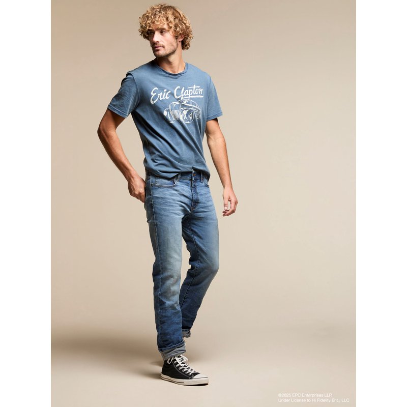 Lee® Men's Regular Fit Straight Leg Denim Jeans With Stretch