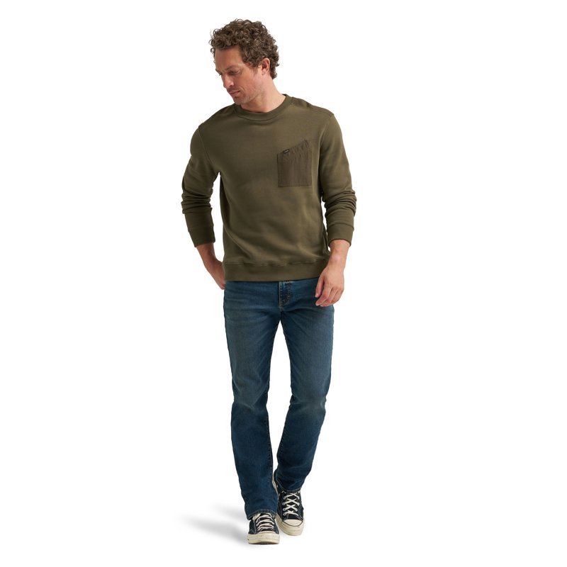 Lee® Men's Regular Fit Straight Leg Denim Jeans With Stretch