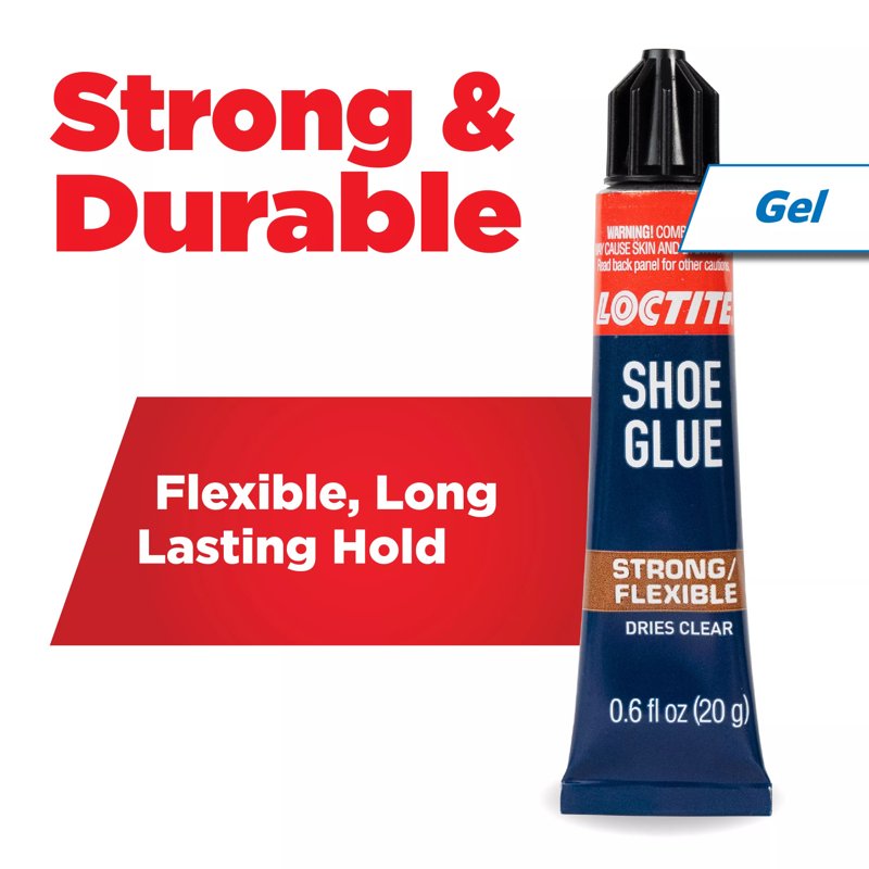 Loctite Shoe Glue Pack of 1 Clear 0.6 fl oz Tube