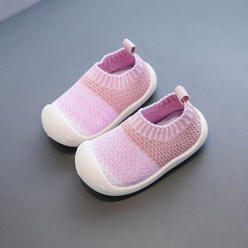 Lujianch Baby Shoes Baby Boys Girls Sock Shoes Breathable Indoor Outdoor Boots First Walking Shoes On Sneakers Non With Soft Rubber Soles Adjustable Strap Baby Gym Shoes Size 6-9 Months