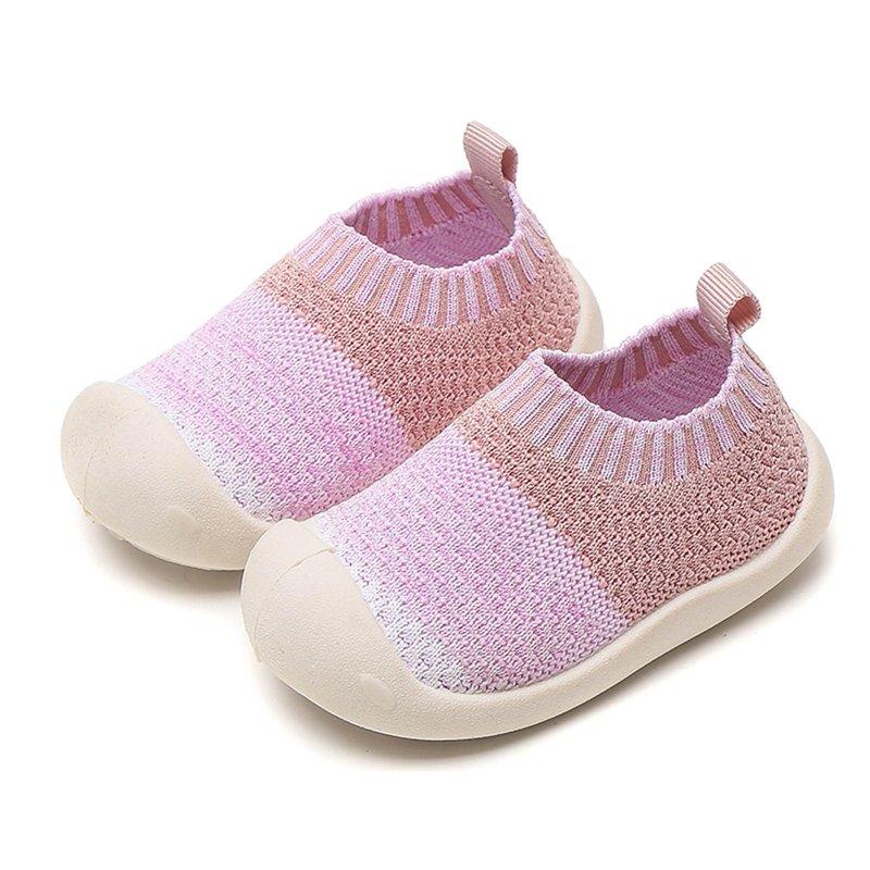 Lujianch Baby Shoes Baby Boys Girls Sock Shoes Breathable Indoor Outdoor Boots First Walking Shoes On Sneakers Non With Soft Rubber Soles Adjustable Strap Baby Gym Shoes Size 6-9 Months