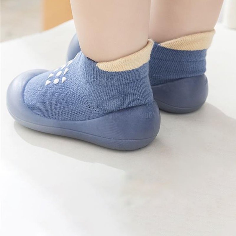 Lujianch Baby Sock Shoes Baby Walking Shoes Non Breathable Slippers With Soft Rubber Sole Baby Boys Girls Sneakers Baby Running Shoes Size 0-6 Months