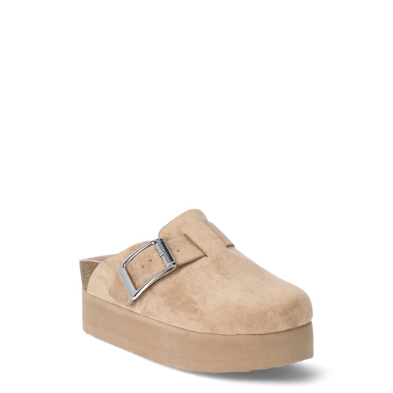 Madden NYC Women's Buckle Platform Clogs