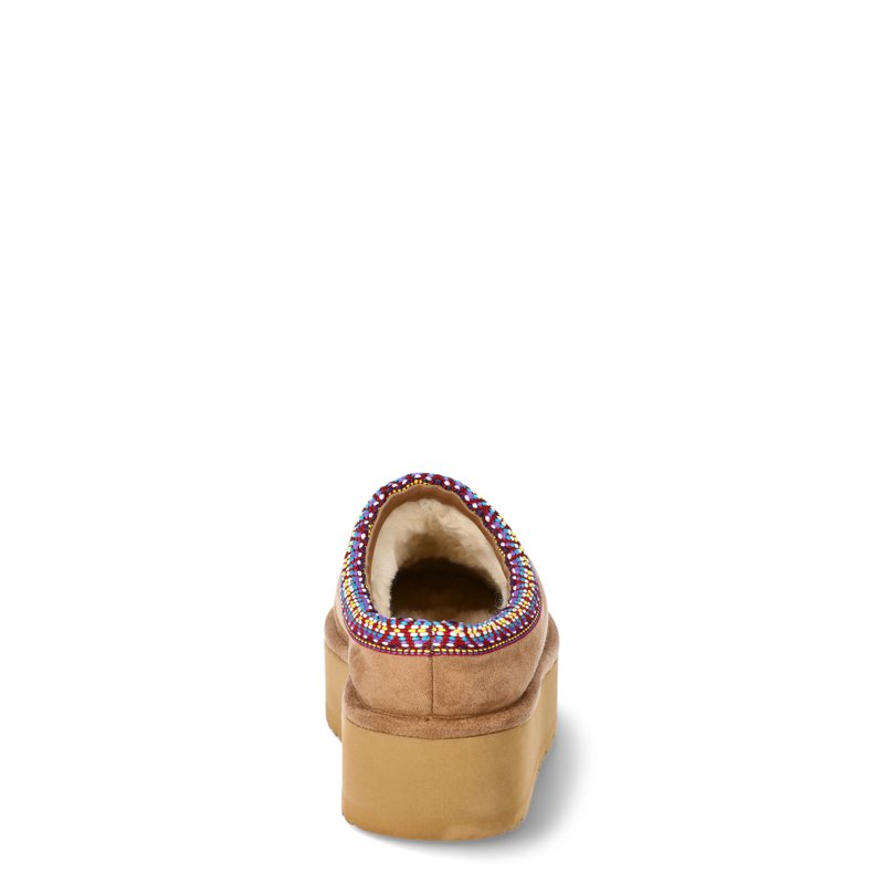 Madden NYC Women's Platform Faux Fur Lined Slip On Mules