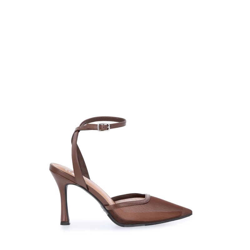 Madden NYC Women's Pointed Toe Mesh Heels