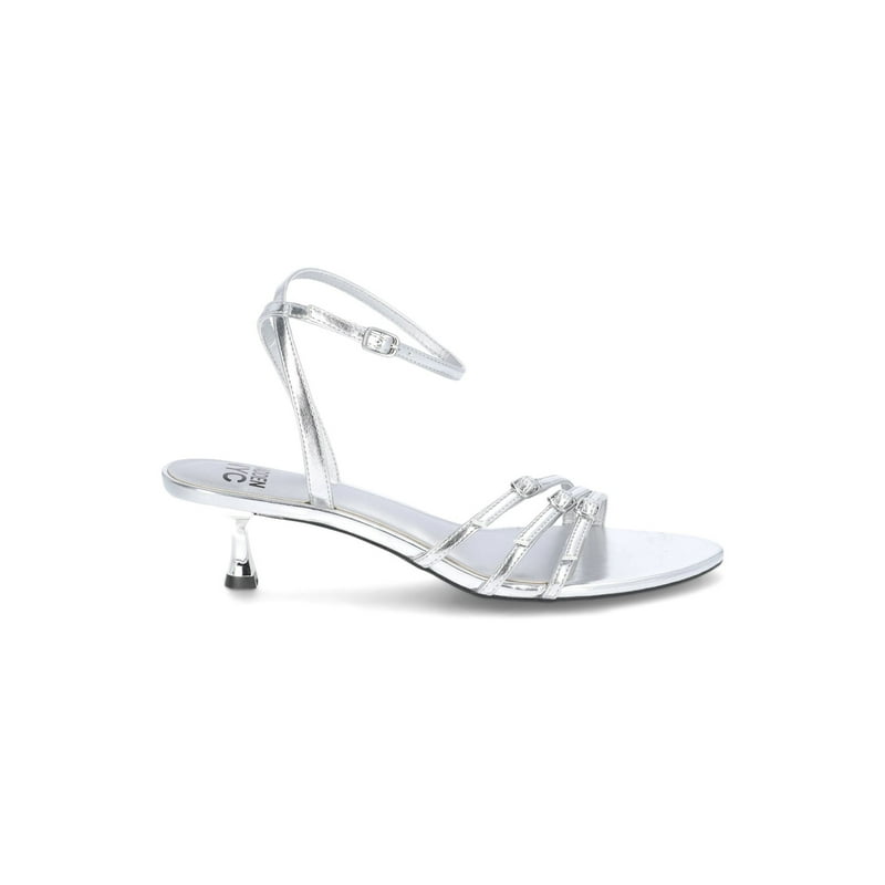 Madden NYC Women's Strappy Kitten Heels With Buckle Details Sizes 6-11