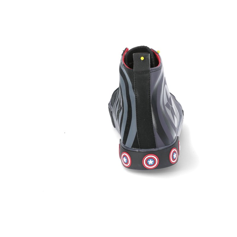 Marvel Captain America Men's Hi-Top Lace Sneaker