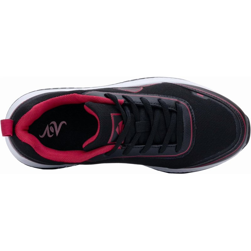 MAYKX Women's Walking Shoes For Plantar Fasciitis - Arch Support Wide Toe Box & Anti-Slip Sneakers With Removable Insole