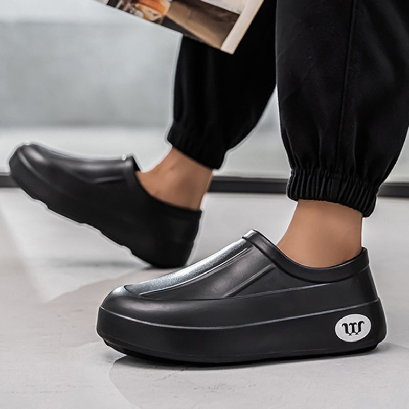 Men's Clogs Non Slip Garden Nursing Shoes For Men Food Service Restaurant Chef Nurse Slip On Gardening Shoes