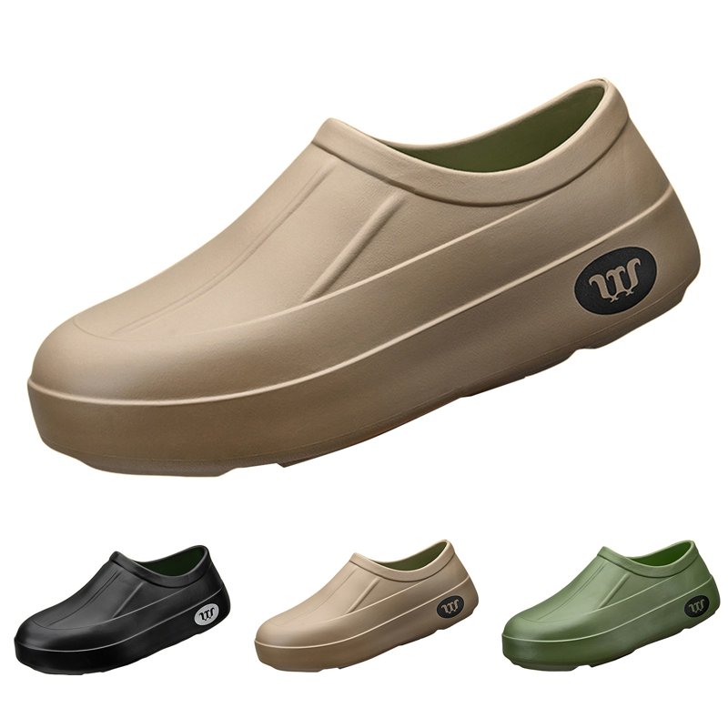 Men's Clogs Non Slip Garden Nursing Shoes For Men Food Service Restaurant Chef Nurse Slip On Gardening Shoes