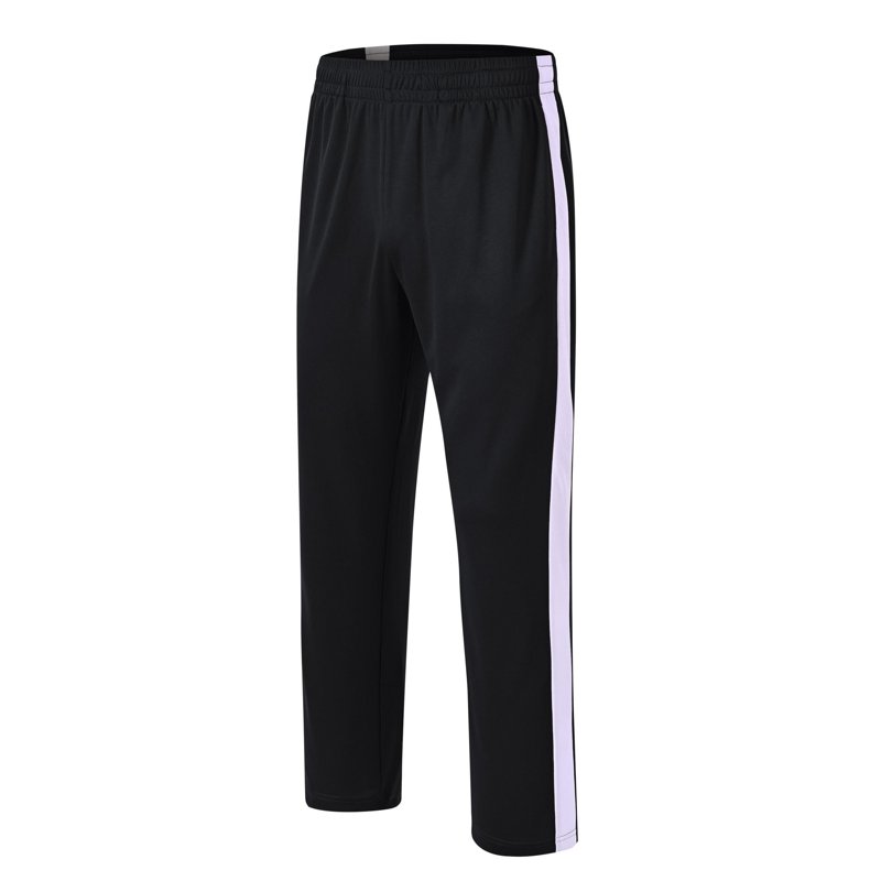 Men's Sweatpants Athletic Lounge Pants Open Bottom Casual Jersey Pants For Men With Pocket Black L