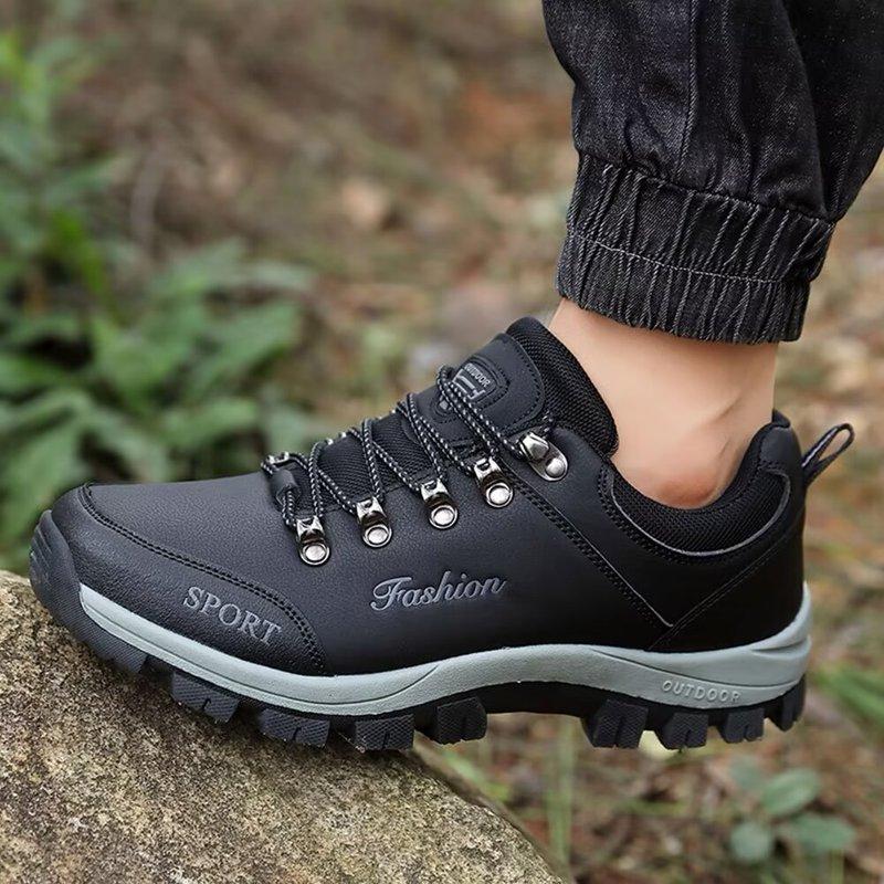 Mens Sneakers Leather Running Shoes Trainers Sneaker Casual Hiking Shoes