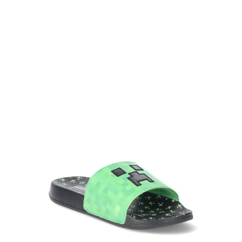 Minecraft Little & Big Boys Slide Sandals