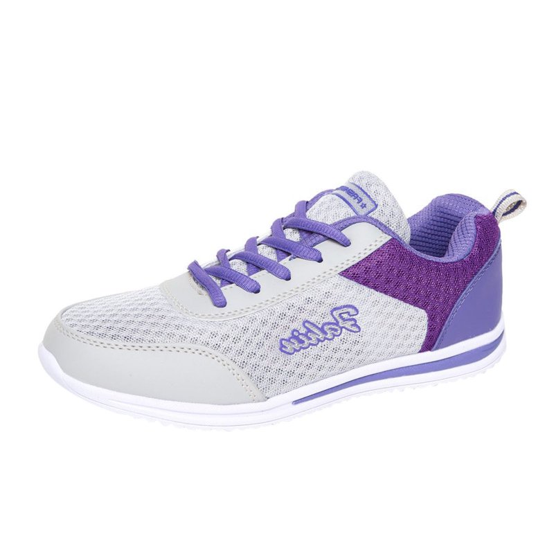 MPWEGNP Shoes For Women Sneakers Women's Fashion Casual Mesh Breathable Slip On Womens (Purple 7)