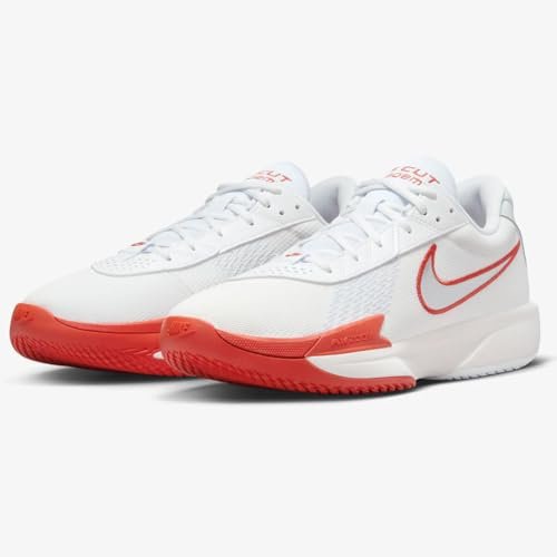 Nike G.T. Cut Academy Men's Basketball Shoes FB2599-101 Summit White/Picante RED/Football Grey/Metallic Silver Size 11.5
