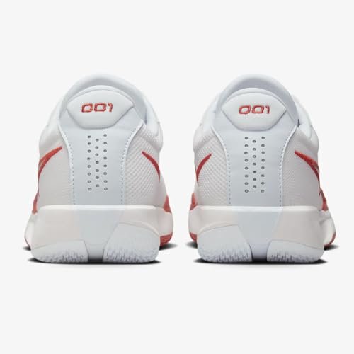 Nike G.T. Cut Academy Men's Basketball Shoes FB2599-101 Summit White/Picante RED/Football Grey/Metallic Silver Size 11.5