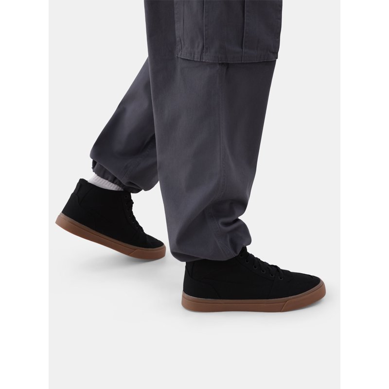 No Boundaries Men's Canvas Skate 2.0 High Top Sneakers