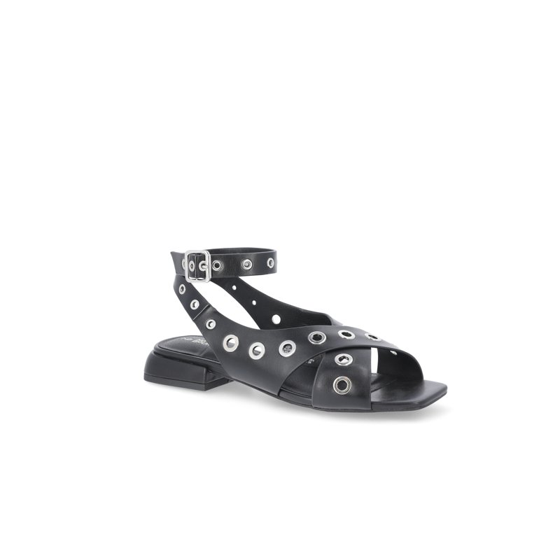 No Boundaries Strappy Grommet Sandals Women's