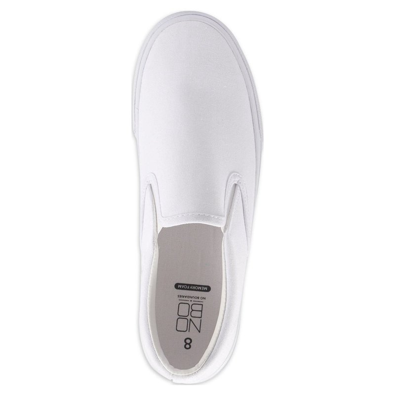 No Boundaries Twin Gore Canvas Slip On Sneakers Wide Width Available Women's