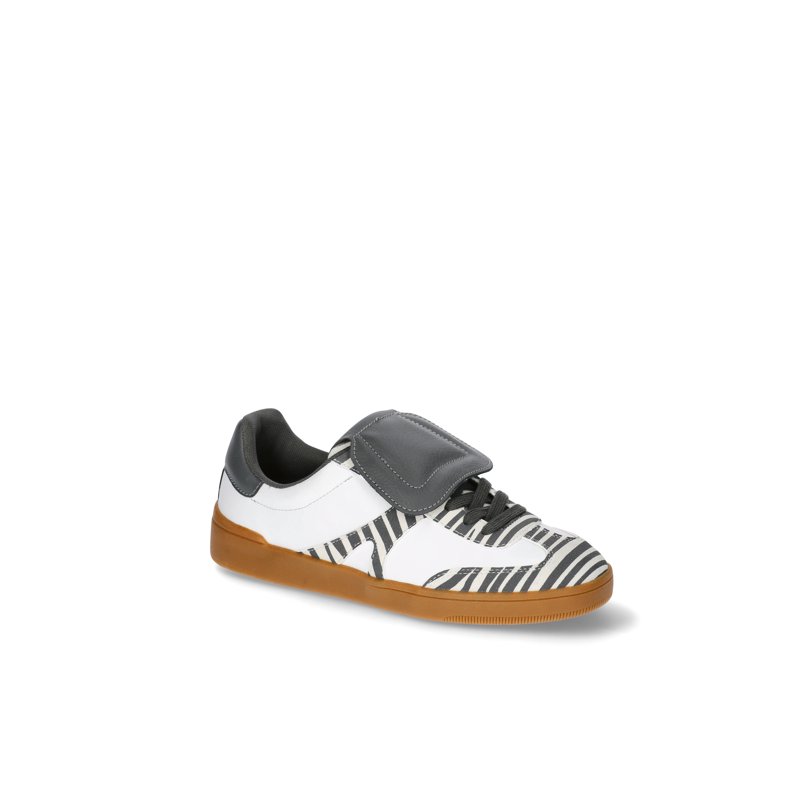 No Boundaries Women's Foldover Lace-Up Sporty Sneakers