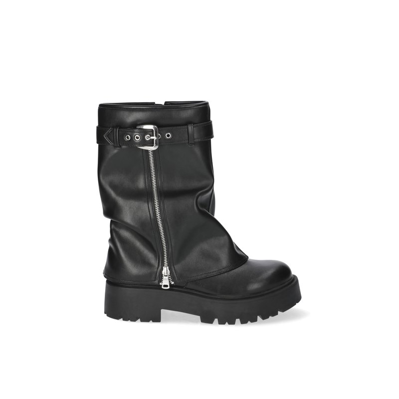 No Boundaries Women's Foldover Moto Boots