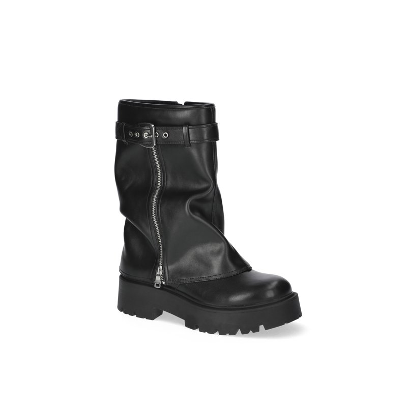 No Boundaries Women's Foldover Moto Boots