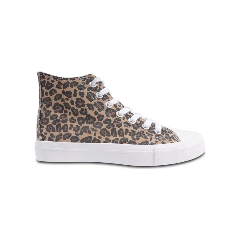 No Boundaries Women's High Top Canvas Sneakers