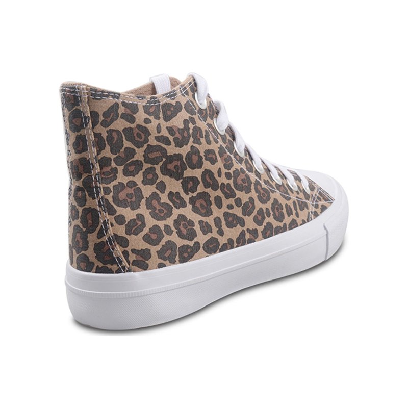 No Boundaries Women's High Top Canvas Sneakers