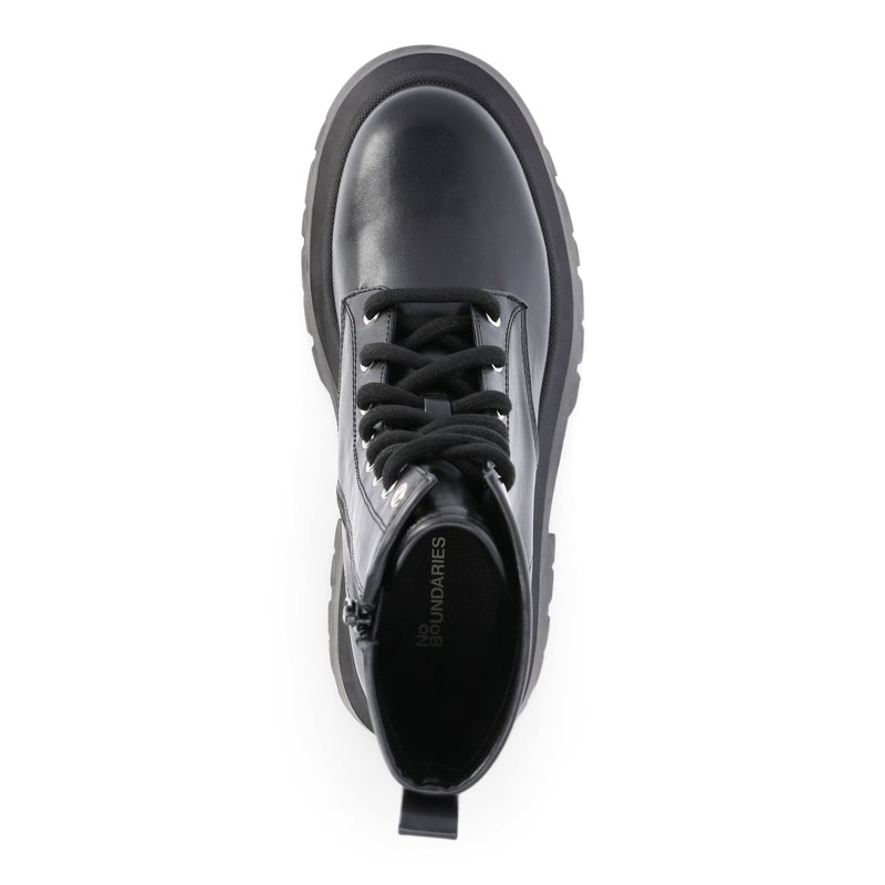 No Boundaries Women's Lug Sole Combat Boots Wide Width Available