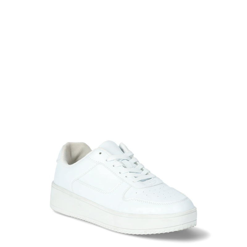 No Boundaries Women's Platform Casual Lace Up Sneakers Wide Width Available