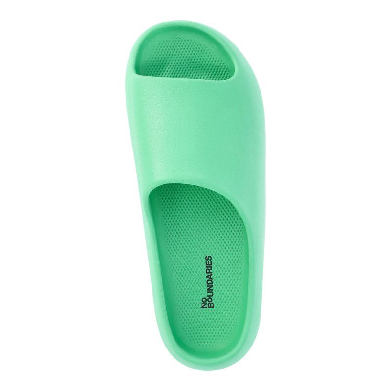 No Boundaries Women's Platform Comfort Slide Sandals