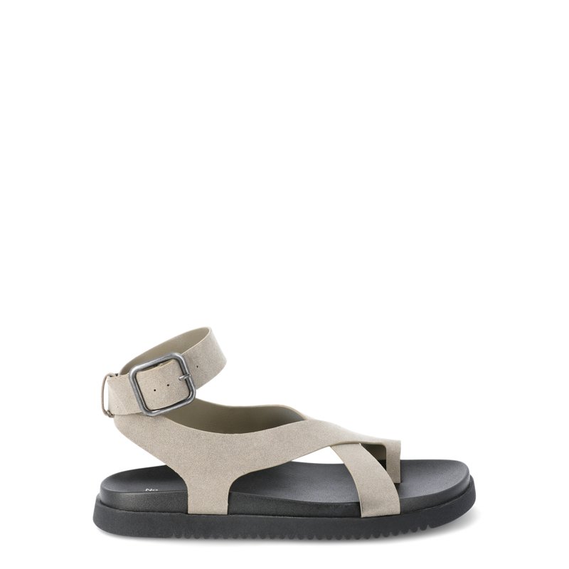 No Boundaries Women's X-Strap Toe Loop Sandals