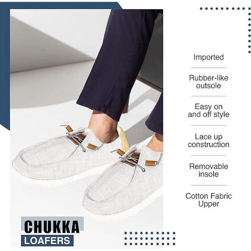 Norty Boys Girls Slip-On Canvas Boat Shoe Lightweight Sole Lace Up Loafer