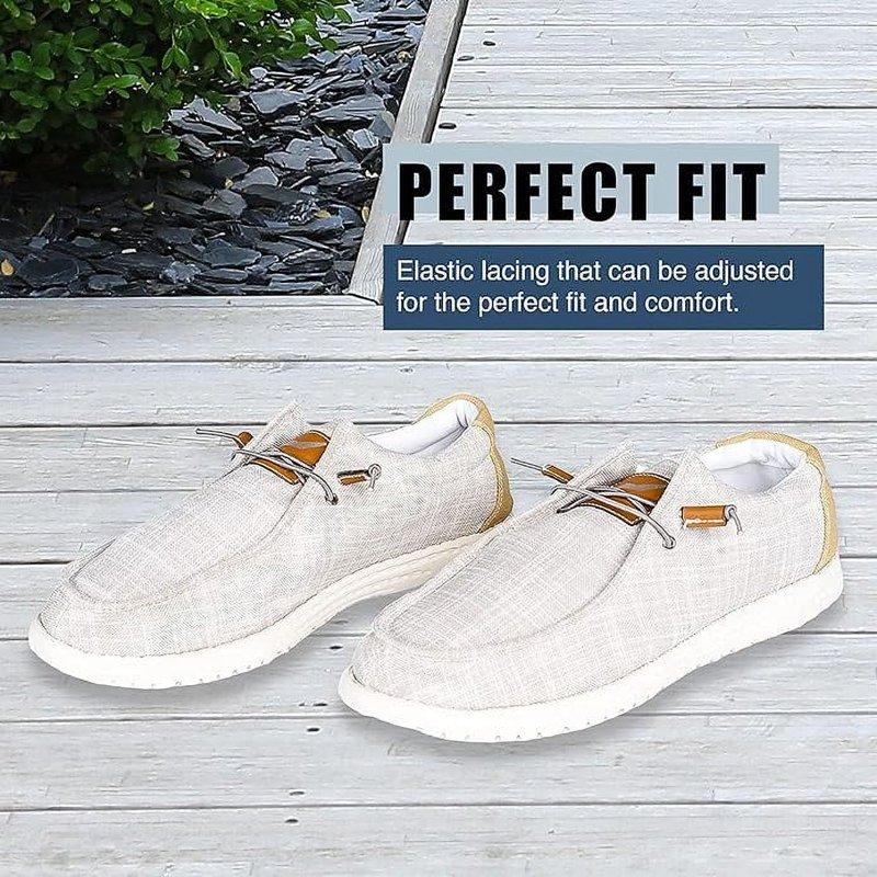 Norty Boys Girls Slip-On Canvas Boat Shoe Lightweight Sole Lace Up Loafer