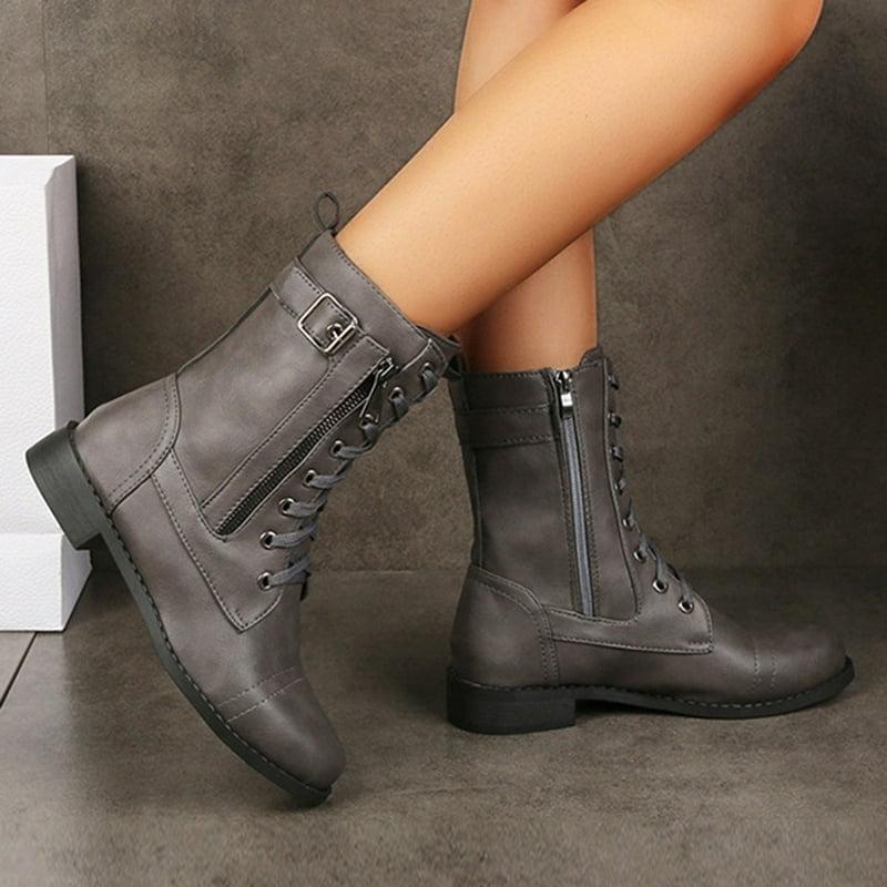 OKBOP Low Heels Shoes-Fashion Boots for Women Christmas Wedge Dress Shoes for Women Winter Retro Warm Womens Boots Clearance OKBOP Low Heels Shoes-Fashion Boots for Women Christmas Wedge Dress Shoes for Women Winter Retro Warm Womens Boots Clearance