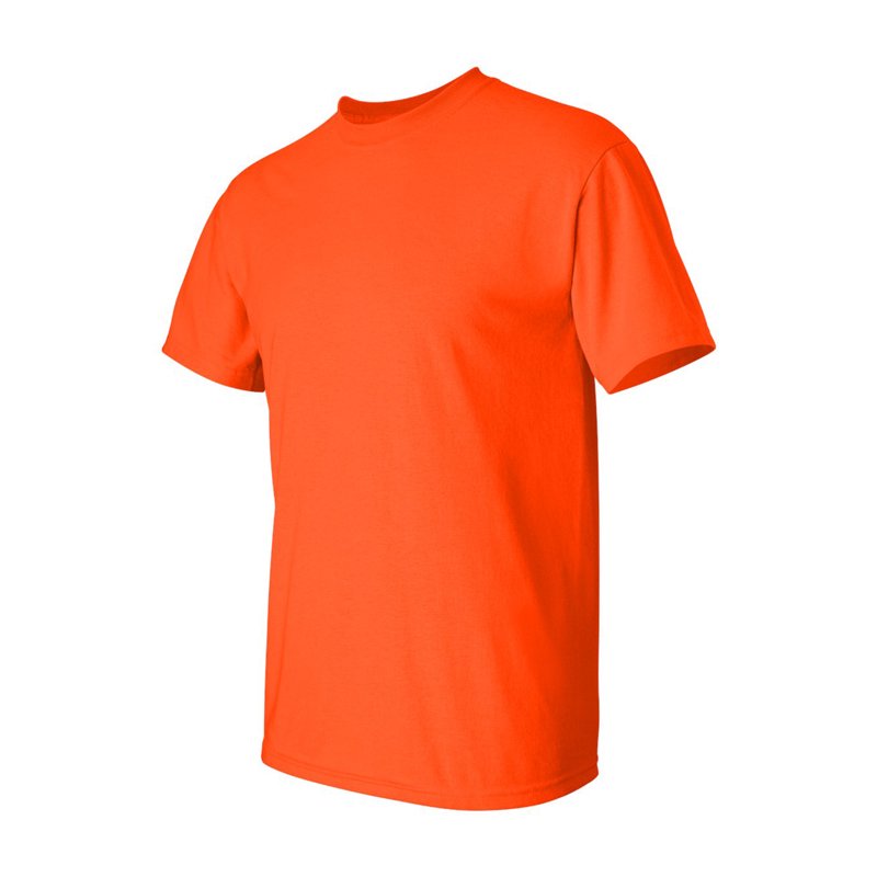 Orange Shirt For Men - Gildan 2000 - Men T-Shirt Cotton Men Shirt Men's Trendy Shirts Best Mens Classic Short Sleeve T-shirt