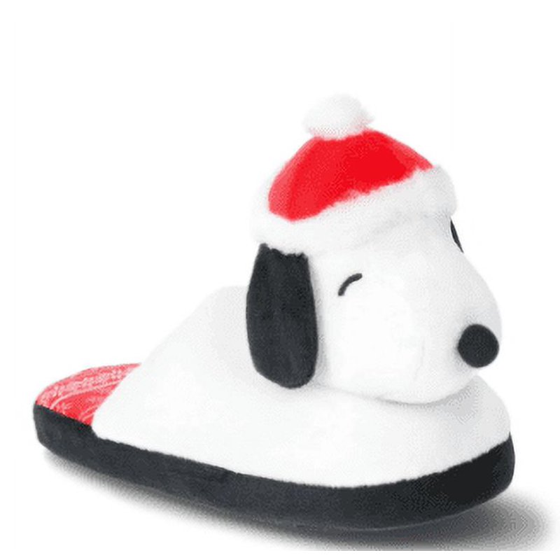 Peanuts Family Christmas Character 3D Scuff Slippers Kids To Adult Sizes