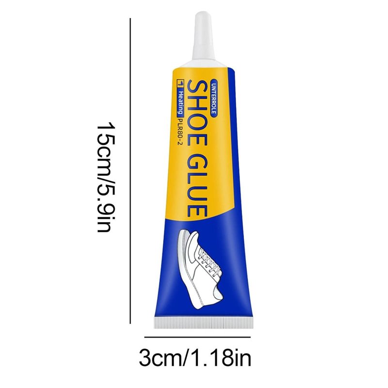 Professional Shoe Repair Glue Ultimate Strength Adhesive For For Soles Boots Sneakers Heels Hiking Shoes Leather Handbags Quick Set In 15 Seconds (2 Oz) 1.18X5.9"